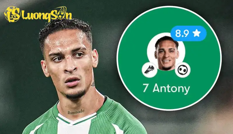 Antony chơi hay trước Nottingham - Ảnh: @TouchlineX Antony chơi hay trước Nottingham