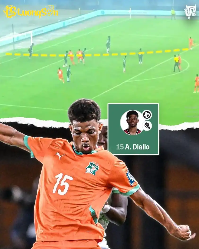 Amad Diallo ghi bàn từ pha đá phạt mẫu mực từ ngoài vòng cấm (Ảnh: X). Amad Diallo ghi bàn từ pha đá phạt mẫu mực từ ngoài vòng cấm